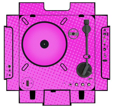 Numark PT 01 incl. Sides Skin Gradienter Pink